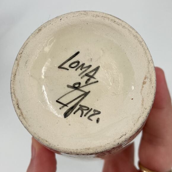 Vintage Loma of arizona signed Navajo vase - Picture 3 of 5